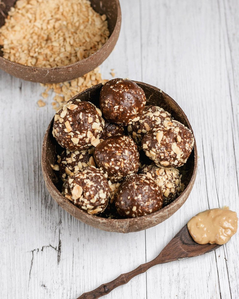 Chocolate Peanut Protein Balls with Iso 🍫